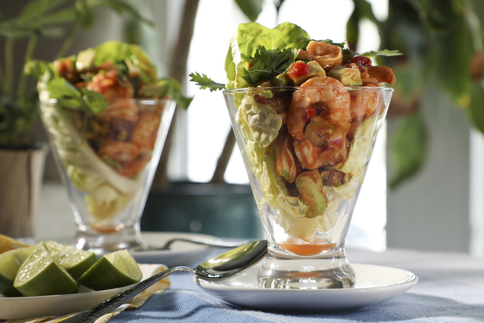 Shrimp cocktail salad, prepared and styled by Shannon Kinsella, in her kitchen, Friday, Feb. 19, 2021.
